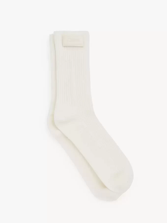 Die Chloé Signature Socken aus Wollstrick Die Chloé Signature Socken aus Wollstrick