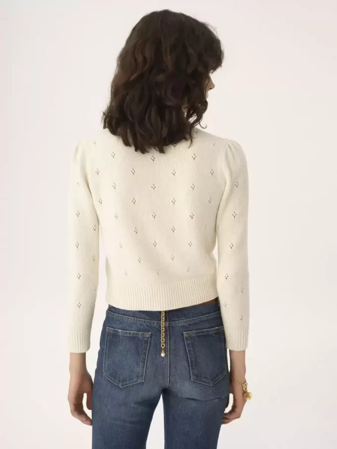 Figurbetonter Pullover aus Woll- und Kaschmirstrick