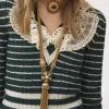 Figurbetonter Pullover mit V-Ausschnitt aus Merinowolle Figurbetonter Pullover mit V-Ausschnitt aus Merinowolle