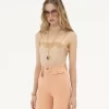Figurbetontes Tanktop aus bestickter Spitze Figurbetontes Tanktop aus bestickter Spitze