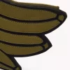 Flache Tasche „Banane“ aus genarbtem Leder
