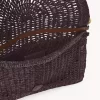 Flache Tasche „Summer Banana“ mit Riemen aus Bast Flache Tasche „Summer Banana“ mit Riemen aus Bast