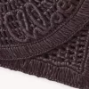 Flache Tasche „Summer Banana“ mit Riemen aus Bast Flache Tasche „Summer Banana“ mit Riemen aus Bast