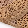 Flache Tasche „Summer Banana“ mit Riemen aus Bast Flache Tasche „Summer Banana“ mit Riemen aus Bast