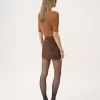 Gerader Minirock aus Gobelin-Jacquard