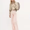 Geraffte Boule-Jacke aus Baumwollgabardine