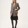 Gerüschte Stufenshorts aus Crêpe de Chine Gerüschte Stufenshorts aus Crêpe de Chine