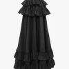 Gestufter Maxirock aus gewaschenem Seidentaft Gestufter Maxirock aus gewaschenem Seidentaft