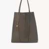 Große Chloé Spin Tote Bag aus genarbtem Leder Große Chloé Spin Tote Bag aus genarbtem Leder