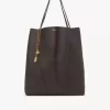Große Chloé Spin Tote Bag aus genarbtem Leder Große Chloé Spin Tote Bag aus genarbtem Leder