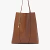 Große Chloé Spin Tote Bag aus genarbtem Leder Große Chloé Spin Tote Bag aus genarbtem Leder