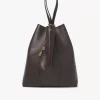 Große Chloé Spin Tote Bag aus genarbtem Leder Große Chloé Spin Tote Bag aus genarbtem Leder