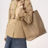 Große Chloé Spin Tote Bag aus genarbtem Leder Große Chloé Spin Tote Bag aus genarbtem Leder