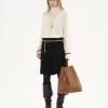 Große Chloé Spin Tote Bag aus genarbtem Leder Große Chloé Spin Tote Bag aus genarbtem Leder