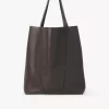 Große Chloé Spin Tote Bag aus genarbtem Leder Große Chloé Spin Tote Bag aus genarbtem Leder