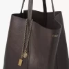 Große Chloé Spin Tote Bag aus genarbtem Leder Große Chloé Spin Tote Bag aus genarbtem Leder