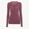 Henley-Shirt aus Merinowollstrick