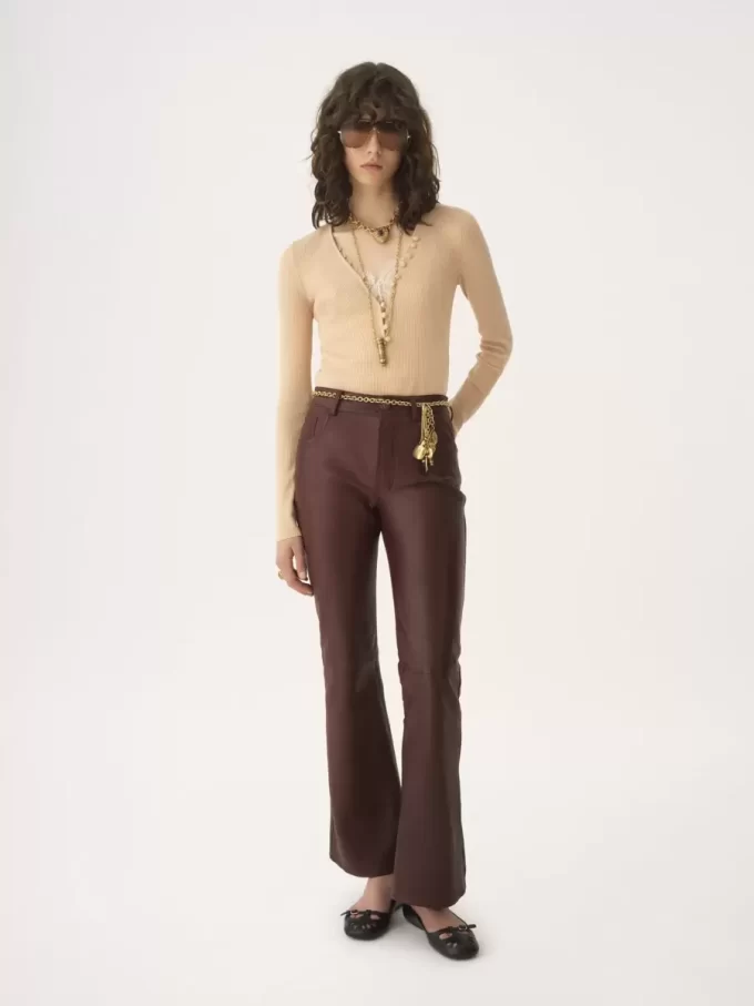 Henley-Shirt aus Merinowollstrick