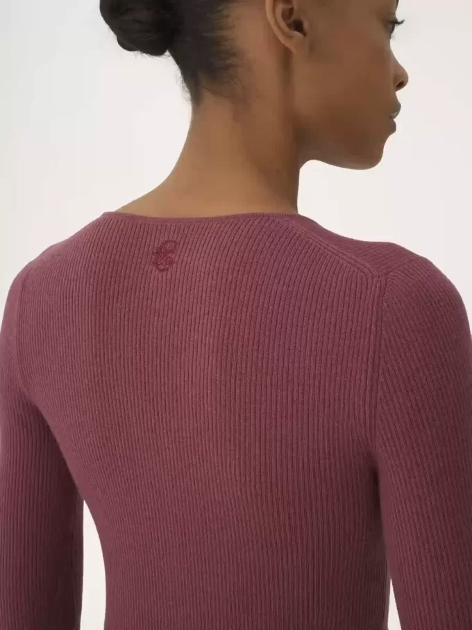 Henley-Shirt aus Merinowollstrick