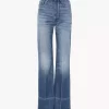 High-Rise-Bootcut-Jeans aus Denim High-Rise-Bootcut-Jeans aus Denim