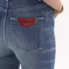 High-Rise-Bootcut-Jeans aus Denim High-Rise-Bootcut-Jeans aus Denim