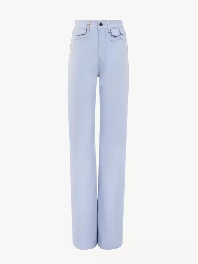 High-Rise-Flare-Jeans aus Denim High-Rise-Flare-Jeans aus Denim