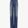High-Rise-Flare-Jeans aus Denim High-Rise-Flare-Jeans aus Denim