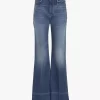 High-Rise-Flare-Jeans aus Denim High-Rise-Flare-Jeans aus Denim