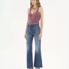 High-Rise-Flare-Jeans aus Denim High-Rise-Flare-Jeans aus Denim