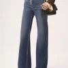 High-Rise-Flare-Jeans aus Denim High-Rise-Flare-Jeans aus Denim