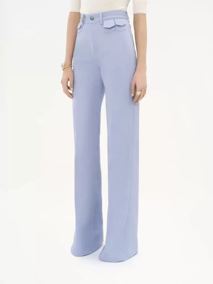 High-Rise-Flare-Jeans aus Denim High-Rise-Flare-Jeans aus Denim