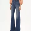 High-Rise-Flare-Jeans aus Denim High-Rise-Flare-Jeans aus Denim