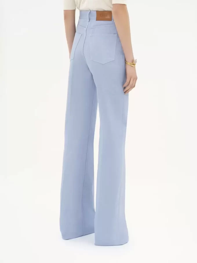 High-Rise-Flare-Jeans aus Denim High-Rise-Flare-Jeans aus Denim
