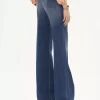 High-Rise-Flare-Jeans aus Denim High-Rise-Flare-Jeans aus Denim