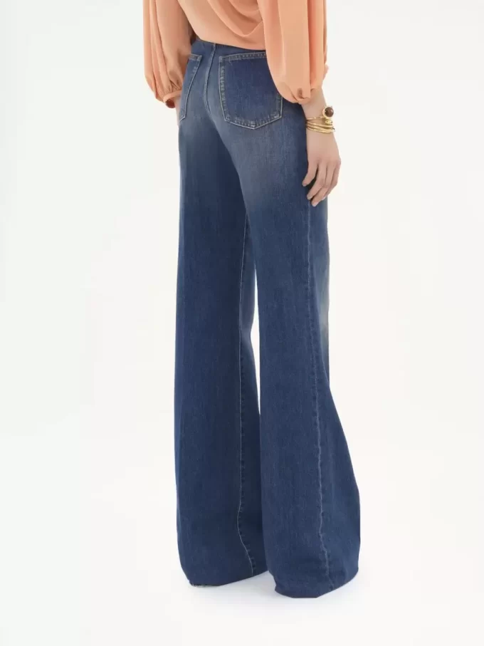 High-Rise-Flare-Jeans aus Denim High-Rise-Flare-Jeans aus Denim