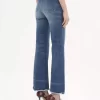 High-Rise-Flare-Jeans aus Denim High-Rise-Flare-Jeans aus Denim