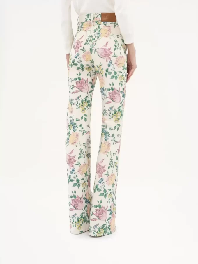 High-Rise-Flare-Jeans aus Denim High-Rise-Flare-Jeans aus Denim
