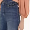 High-Rise-Flare-Jeans aus Denim High-Rise-Flare-Jeans aus Denim