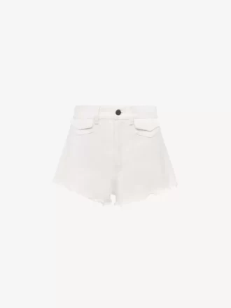 High-Rise-Mini-Shorts aus Denim