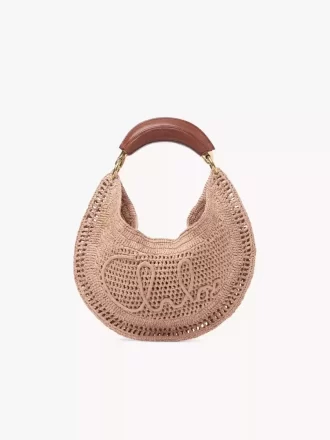 Hobo-Tasche „Summer Banana“ aus Bast