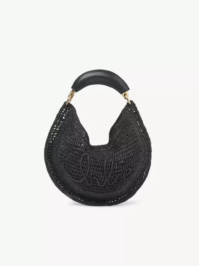 Hobo-Tasche „Summer Banana“ aus Bast Hobo-Tasche „Summer Banana“ aus Bast