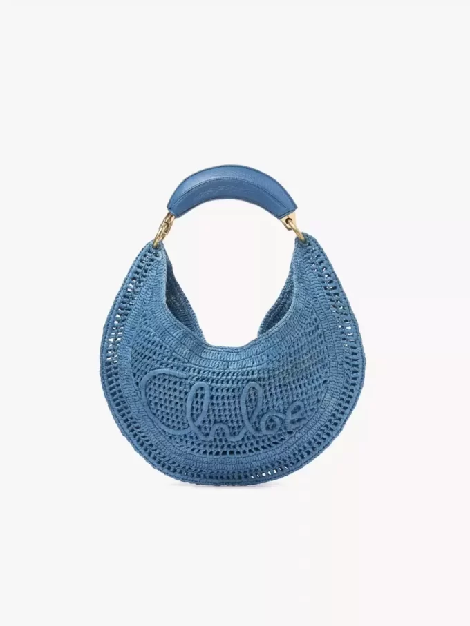 Hobo-Tasche „Summer Banana“ aus Bast Hobo-Tasche „Summer Banana“ aus Bast