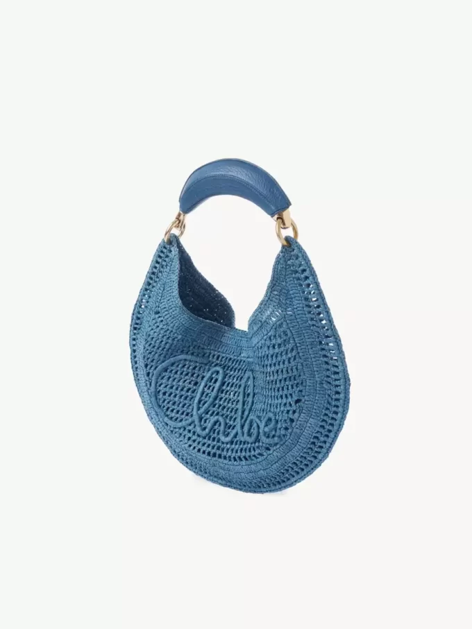 Hobo-Tasche „Summer Banana“ aus Bast Hobo-Tasche „Summer Banana“ aus Bast