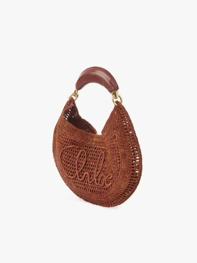 Hobo-Tasche „Summer Banana“ aus Bast Hobo-Tasche „Summer Banana“ aus Bast
