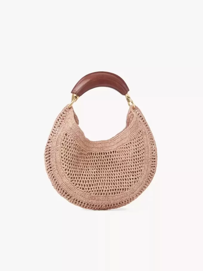 Hobo-Tasche „Summer Banana“ aus Bast Hobo-Tasche „Summer Banana“ aus Bast