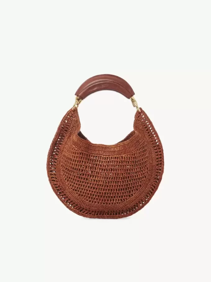 Hobo-Tasche „Summer Banana“ aus Bast Hobo-Tasche „Summer Banana“ aus Bast