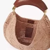 Hobo-Tasche „Summer Banana“ aus Bast Hobo-Tasche „Summer Banana“ aus Bast