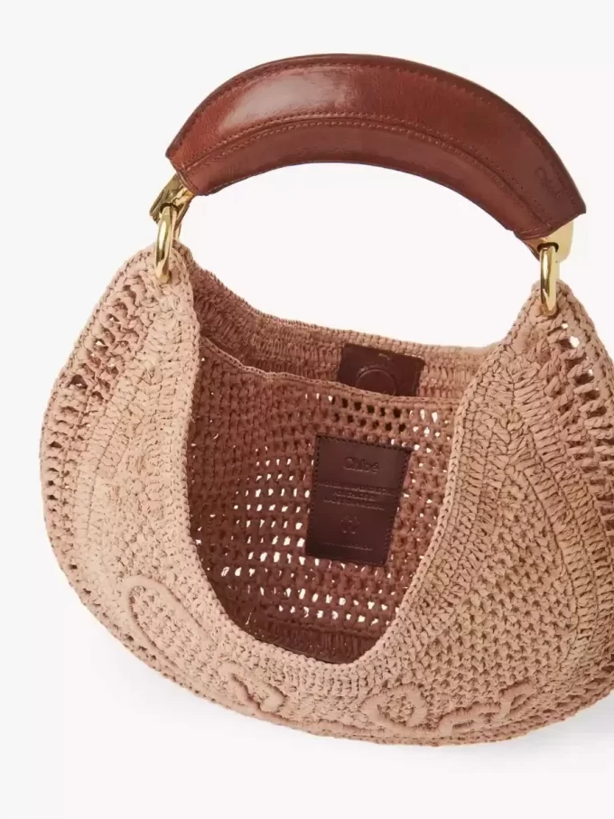 Hobo-Tasche „Summer Banana“ aus Bast Hobo-Tasche „Summer Banana“ aus Bast