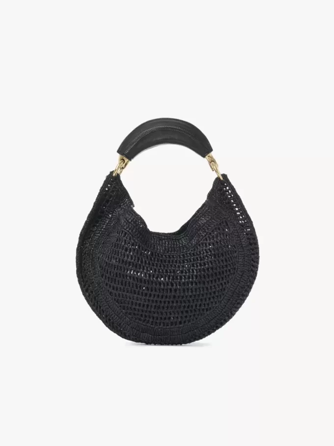 Hobo-Tasche „Summer Banana“ aus Bast Hobo-Tasche „Summer Banana“ aus Bast