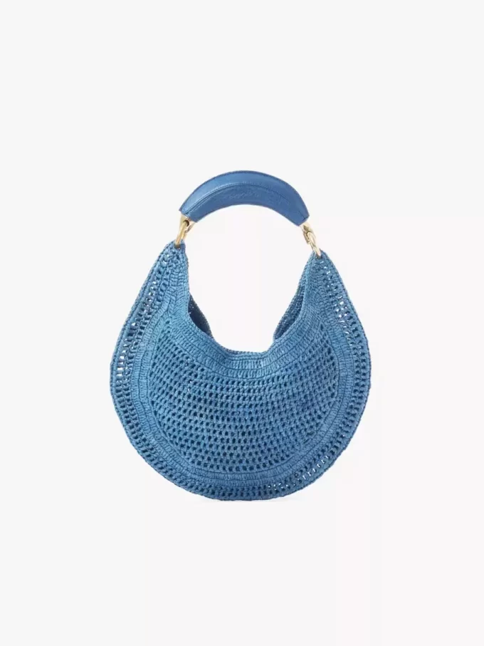 Hobo-Tasche „Summer Banana“ aus Bast Hobo-Tasche „Summer Banana“ aus Bast